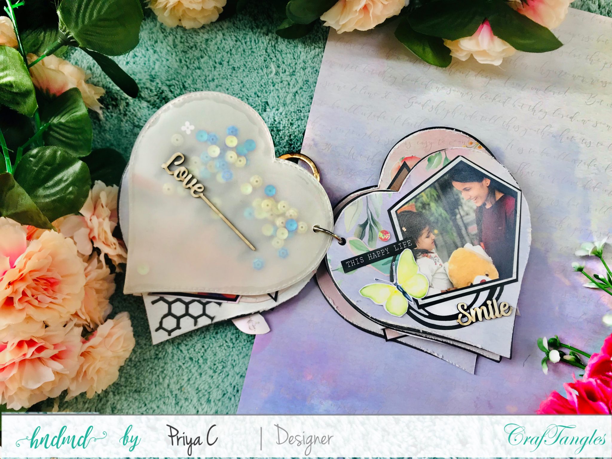 HEART SHAPE MINI ALBUM by our Birthday Girl 7