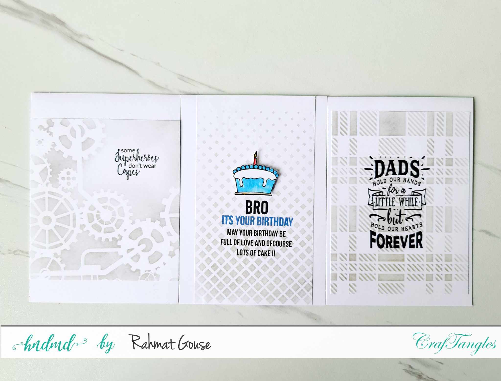3 Stylish Masculine Cards 2 3 Masculine cards