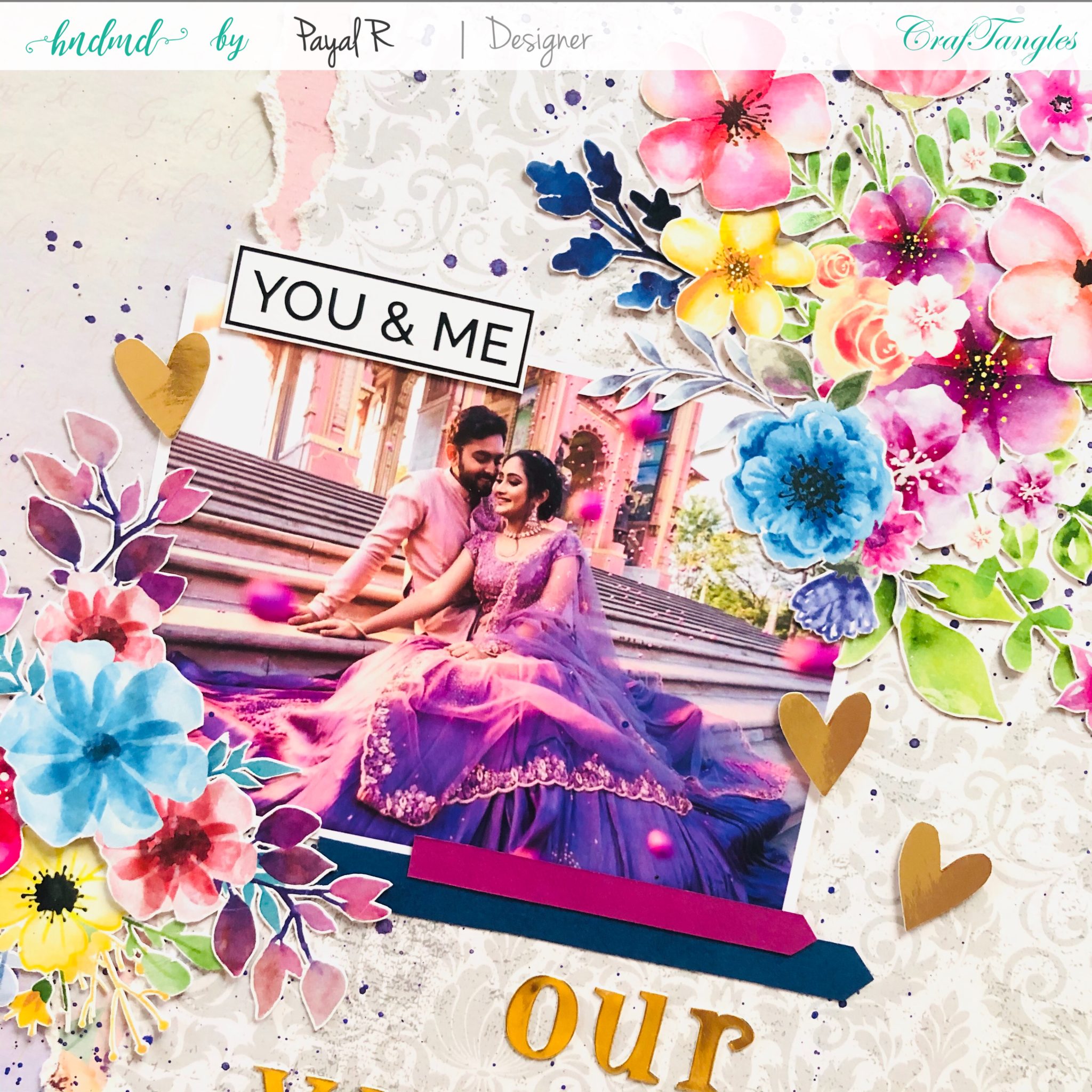 Mesmerizing Wedding Layout - Scrapbooking Inspiration 5 Mesmerizing Wedding Layout - Scrapbooking Inspiration 3