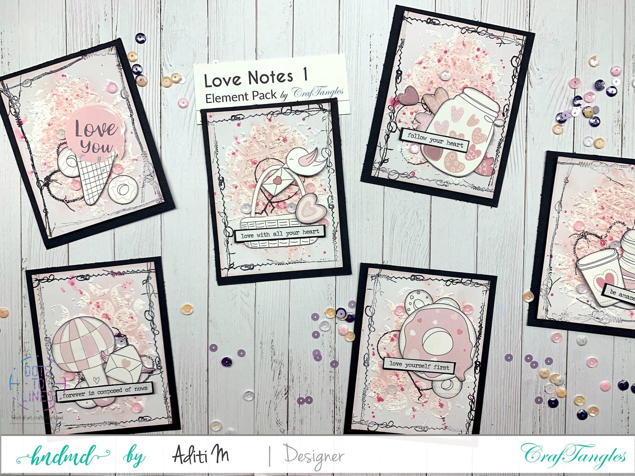 Love Notes-Mini Cards 2 mini card