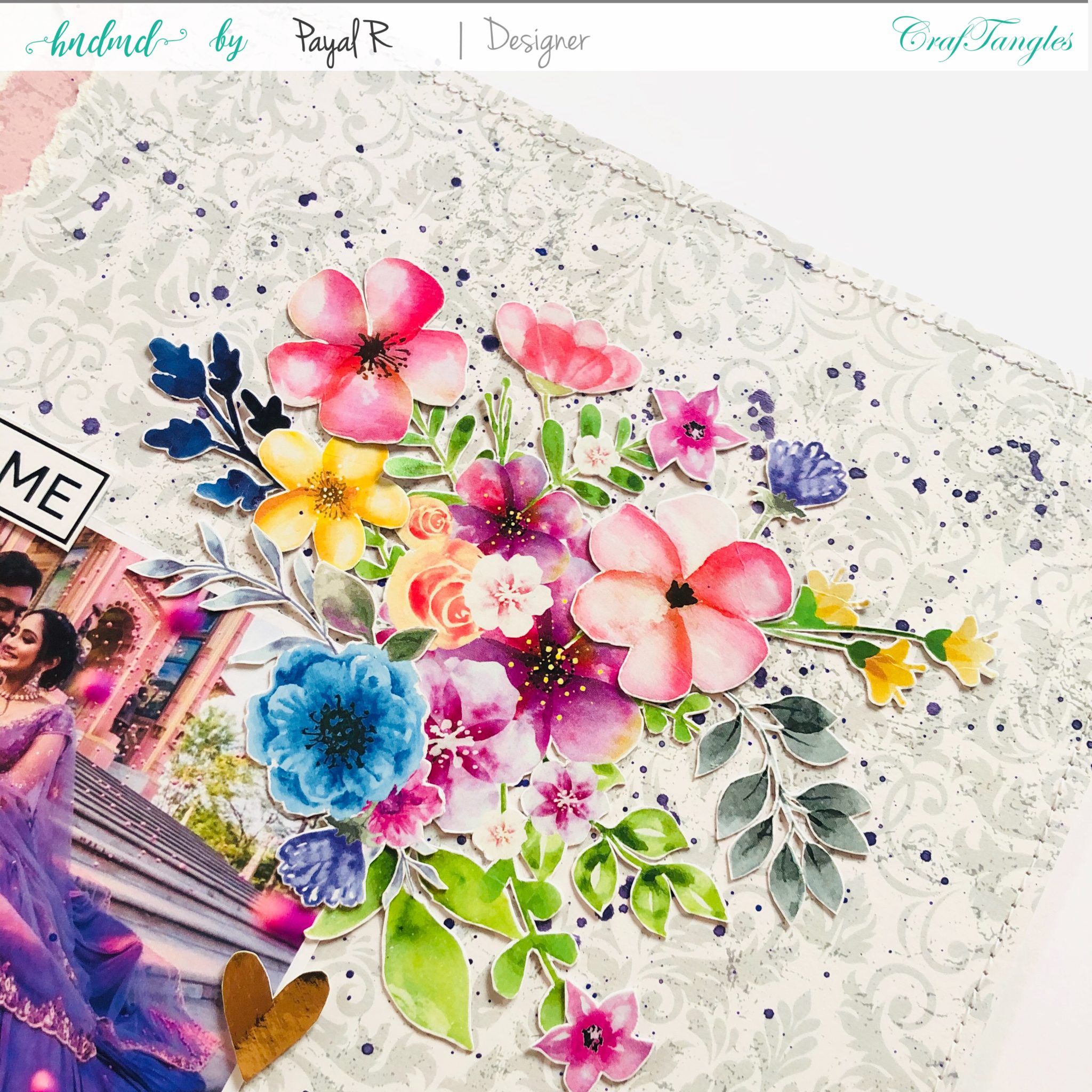 Mesmerizing Wedding Layout - Scrapbooking Inspiration 4 Mesmerizing Wedding Layout - Scrapbooking Inspiration 2