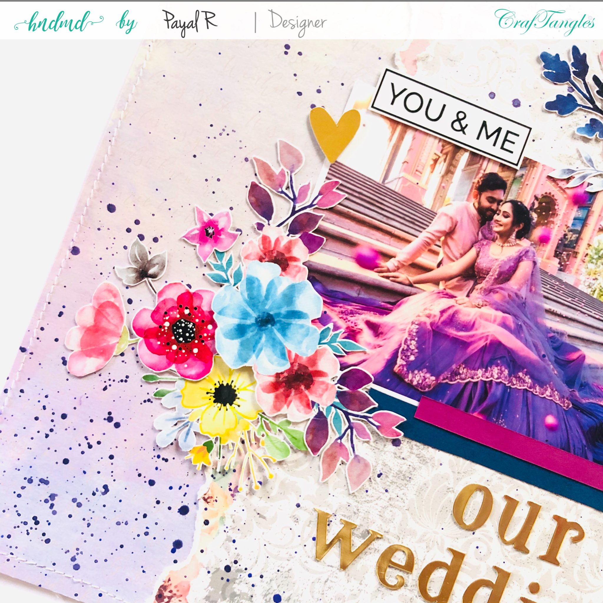Mesmerizing Wedding Layout - Scrapbooking Inspiration 3 Mesmerizing Wedding Layout - Scrapbooking Inspiration 1