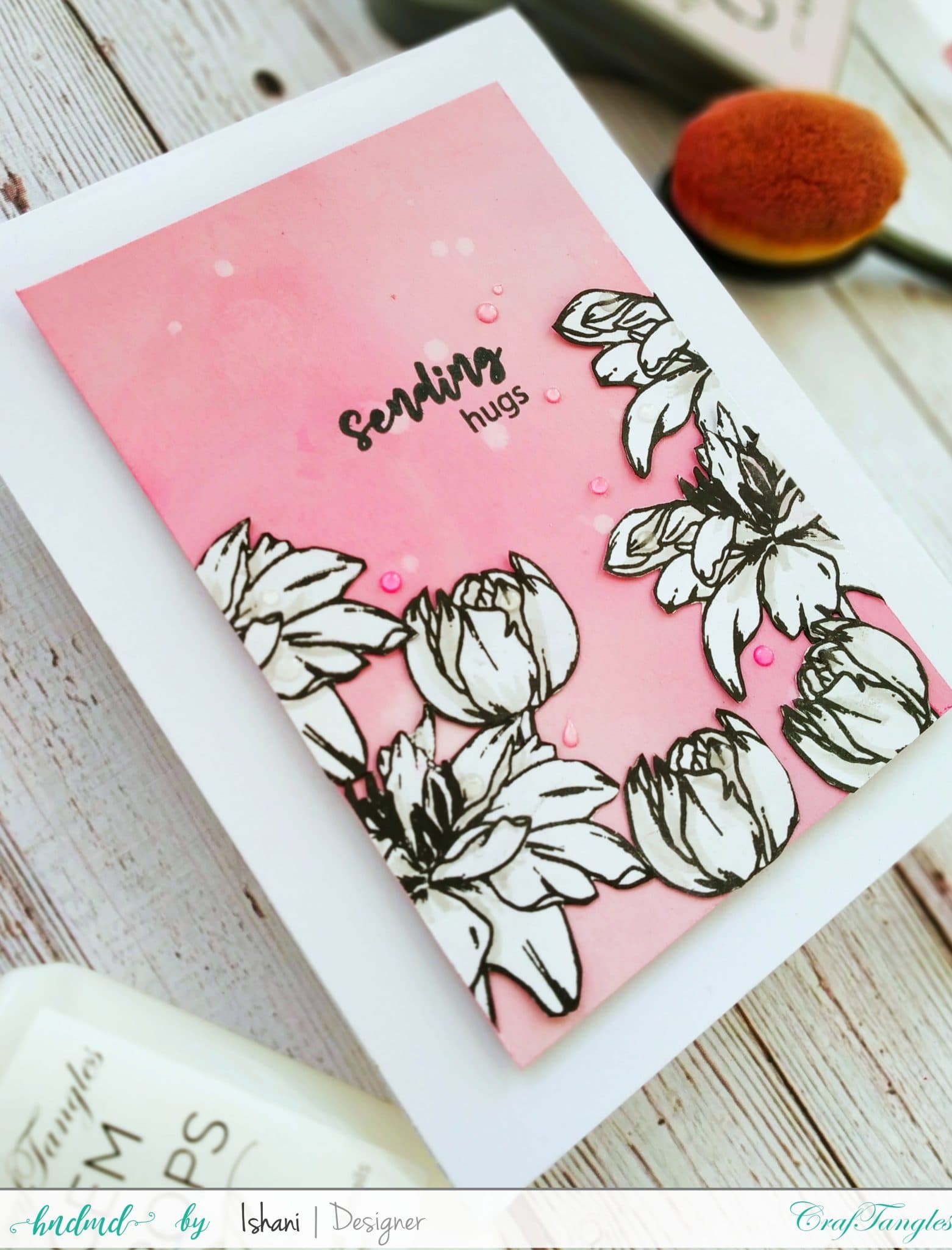 Floral cards with 3 creative techniques 6 Floral cards with 3 creative techniques 5