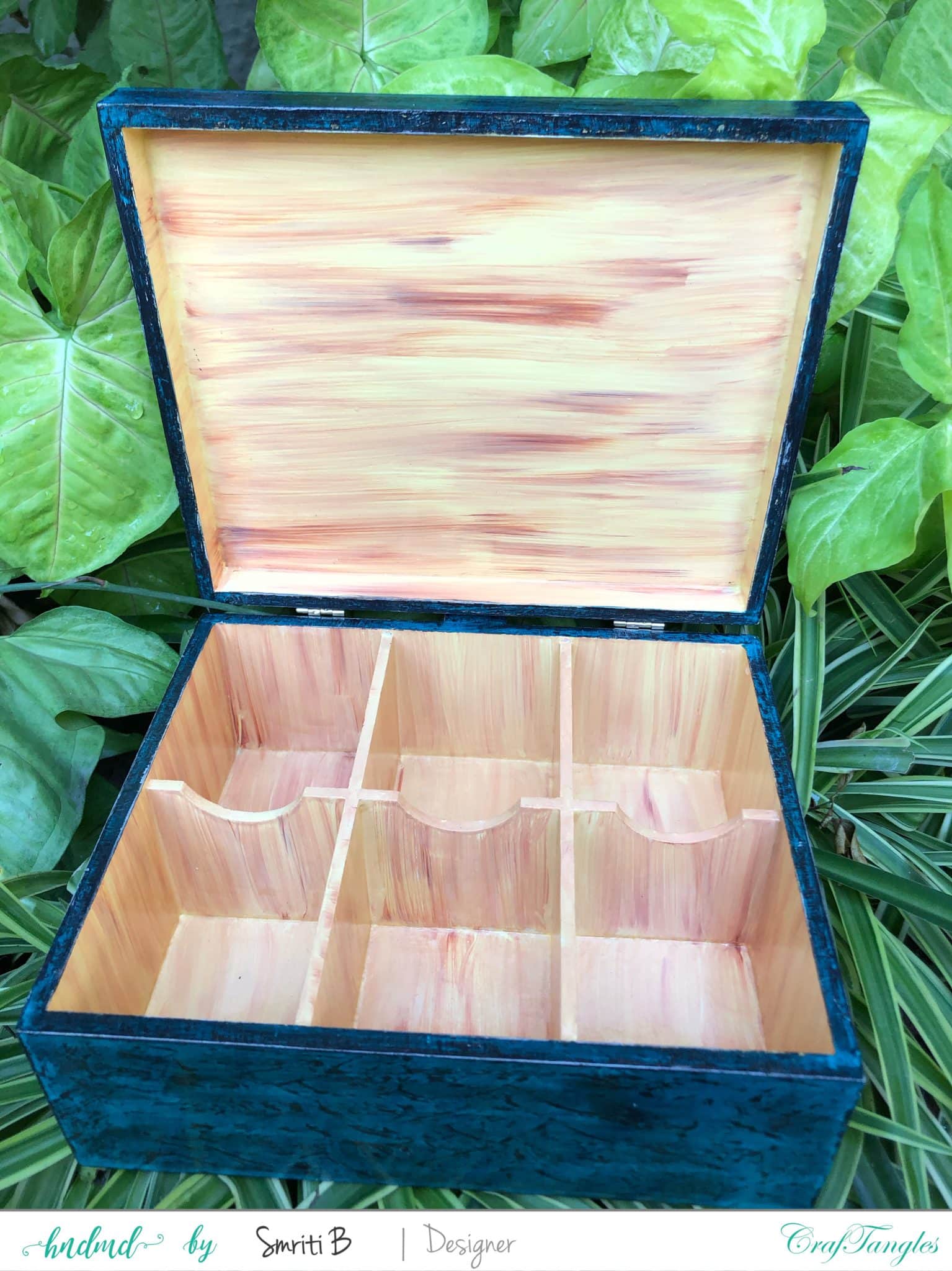 Cute and Simple Decoupage Tea Box 1.0 2