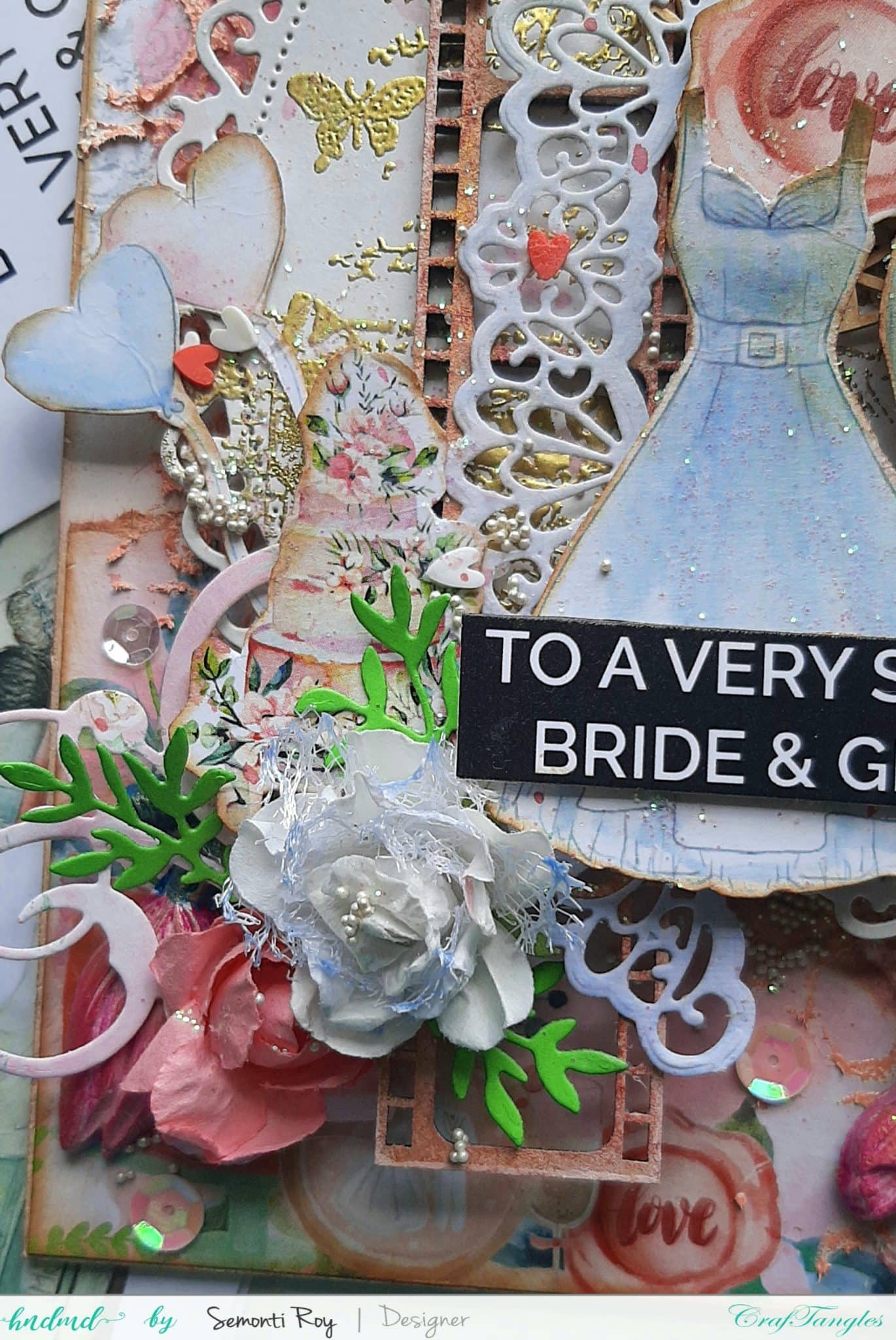 Romantic Pastel Mixed Media Wedding Panel 6 Romantic Pastel Mixed Media Wedding Panel 5