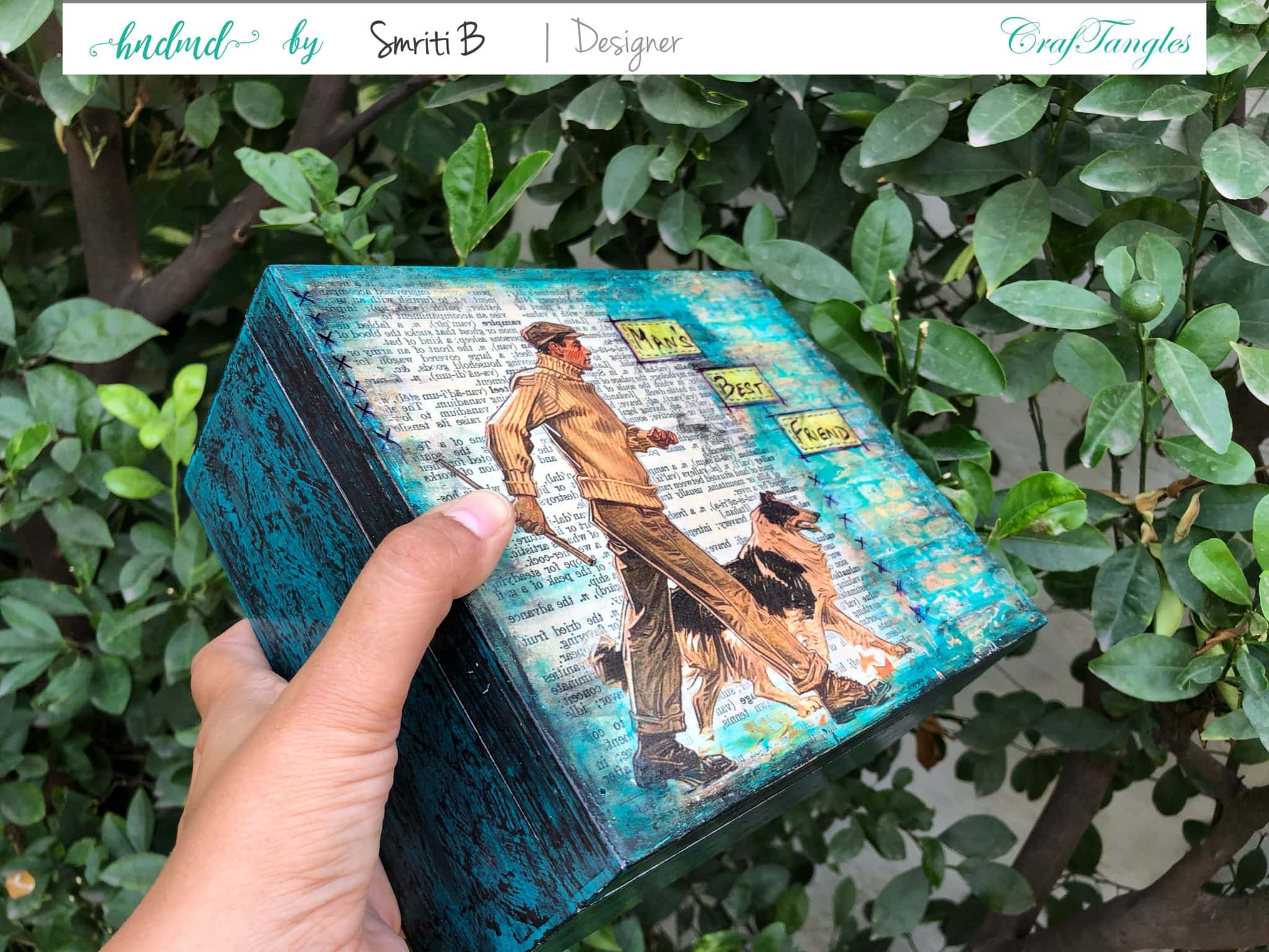 Cute and Simple Decoupage Tea Box 1.0 3