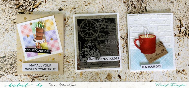 3 Fun Masculine Birthday Cards 1 masculine