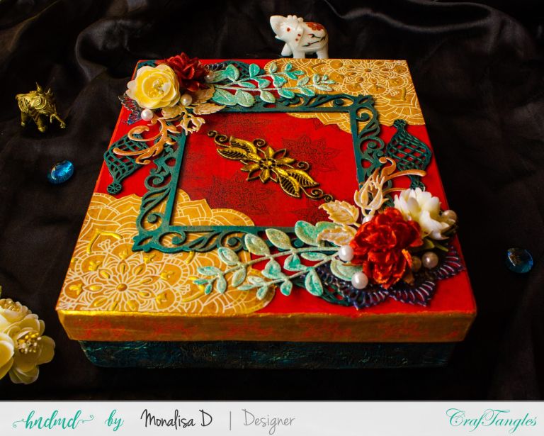 An Upcycled Gift Box - Mixed media tutorial 11 An Upcycled Gift Box - Mixed media tutorial 10
