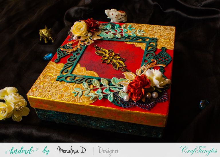 An Upcycled Gift Box - Mixed media tutorial 12 An Upcycled Gift Box - Mixed media tutorial 11