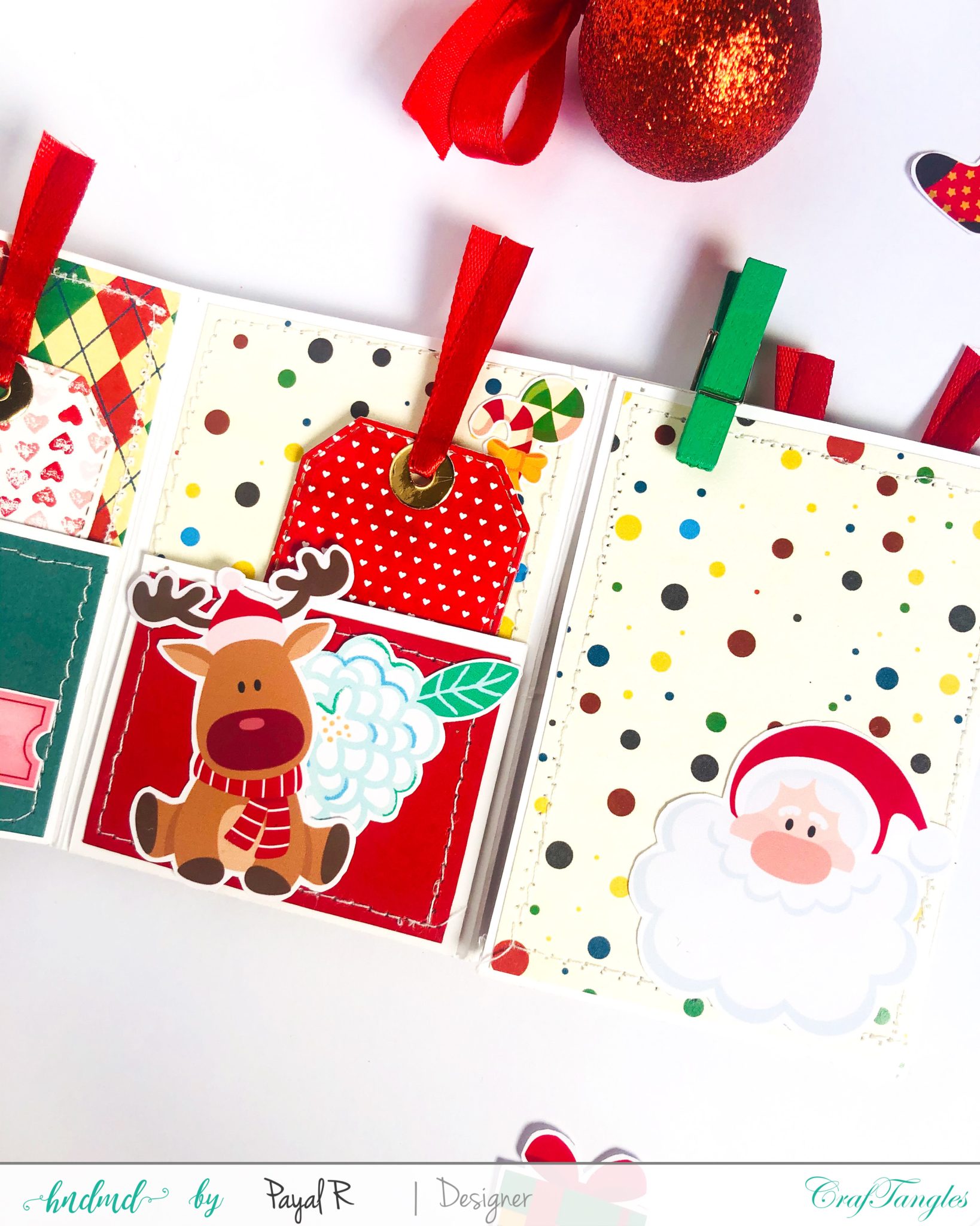 Cute Christmas Mini Pocket Card 2