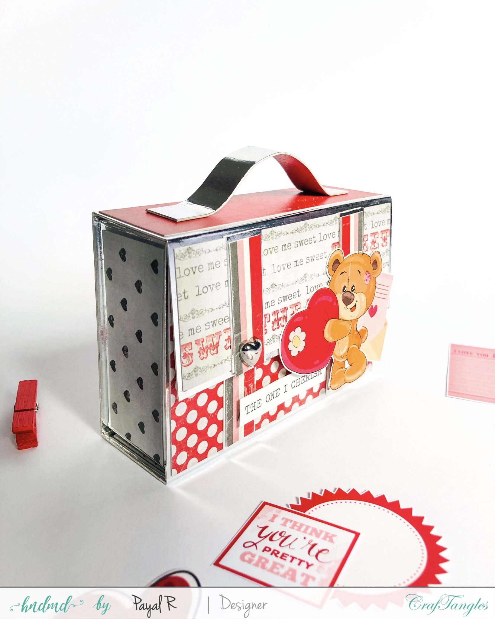 Paper Suitcase Storage - An idea for happy mail 4