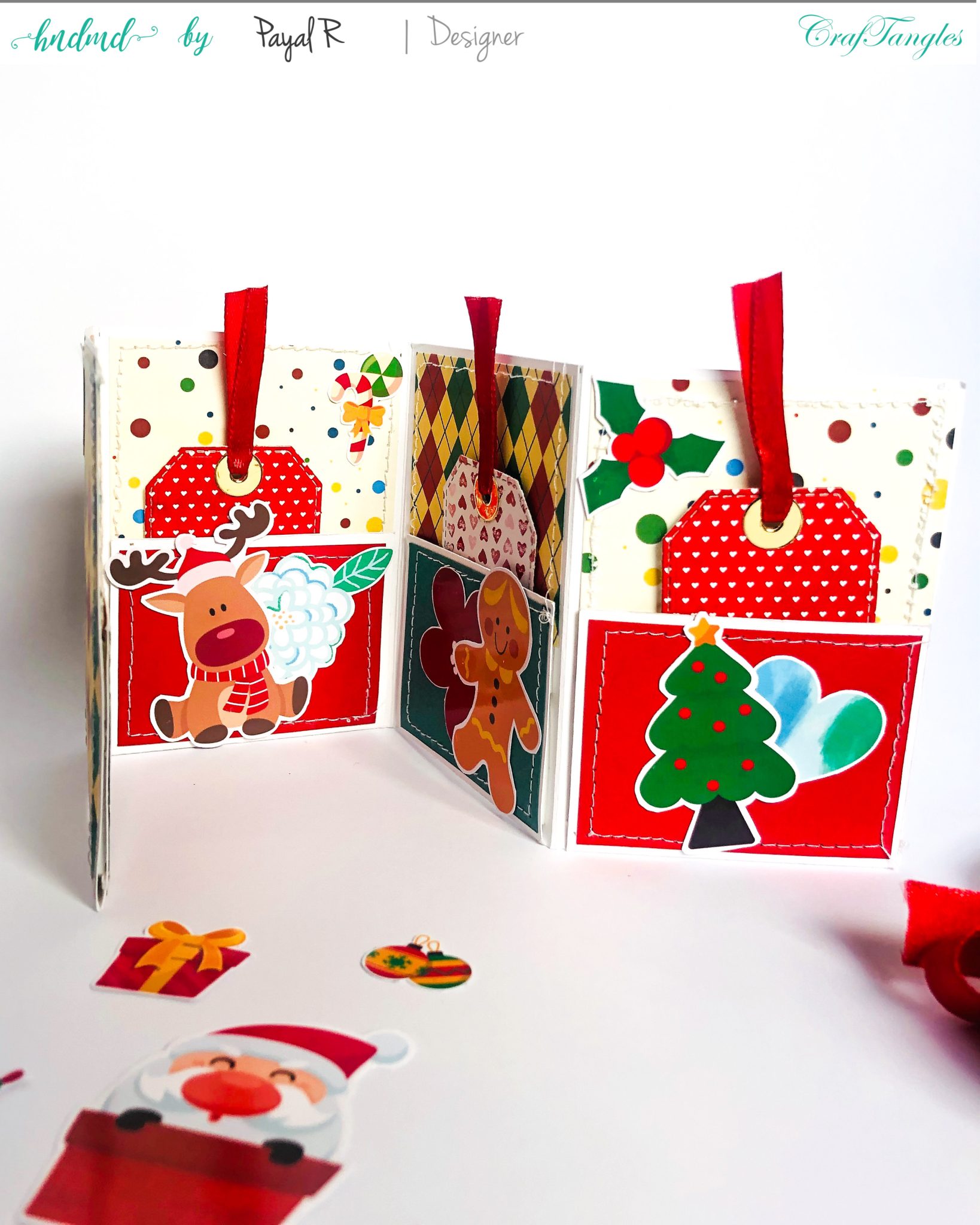 Cute Christmas Mini Pocket Card 4
