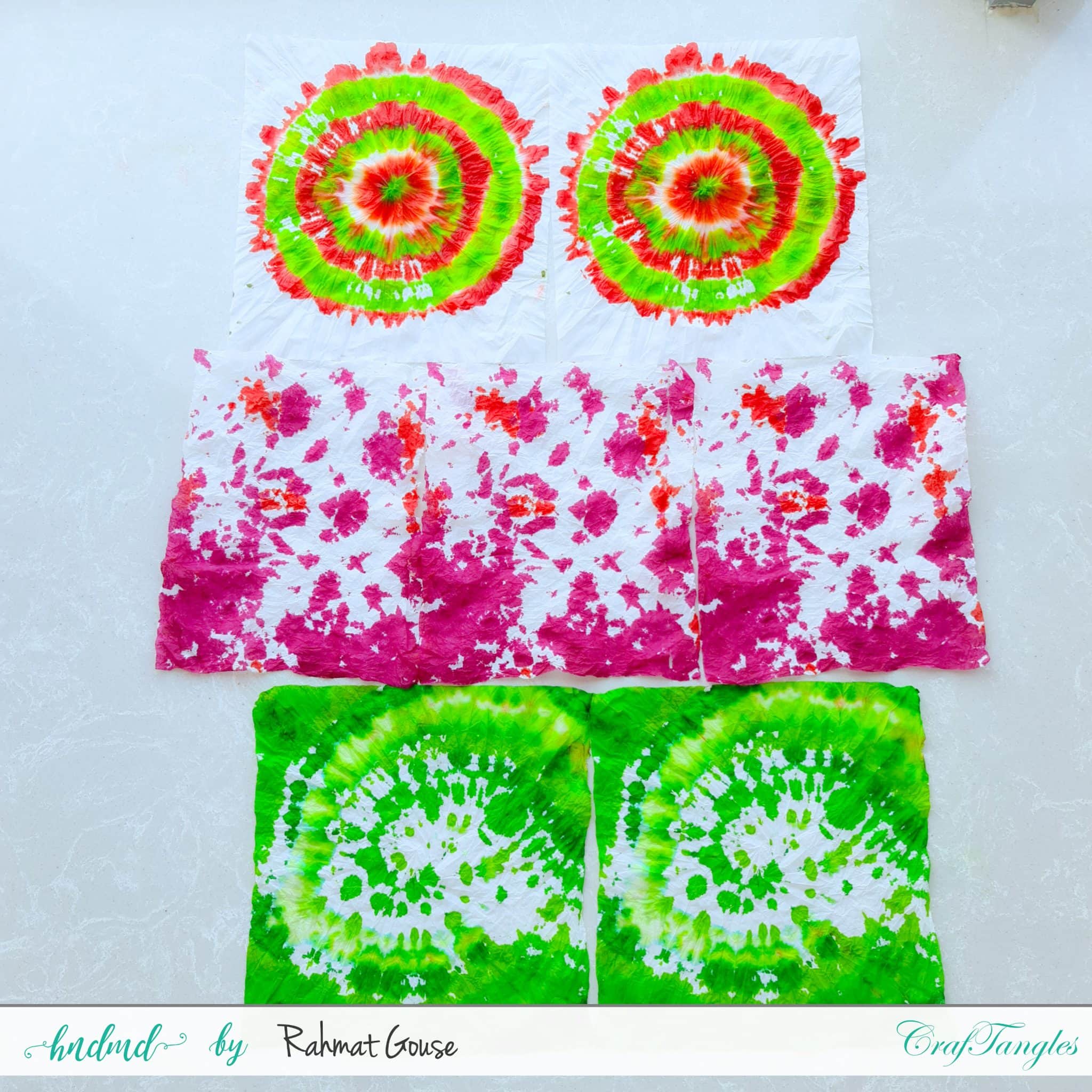 3 Vibrant and colorful tie-dye projects 4