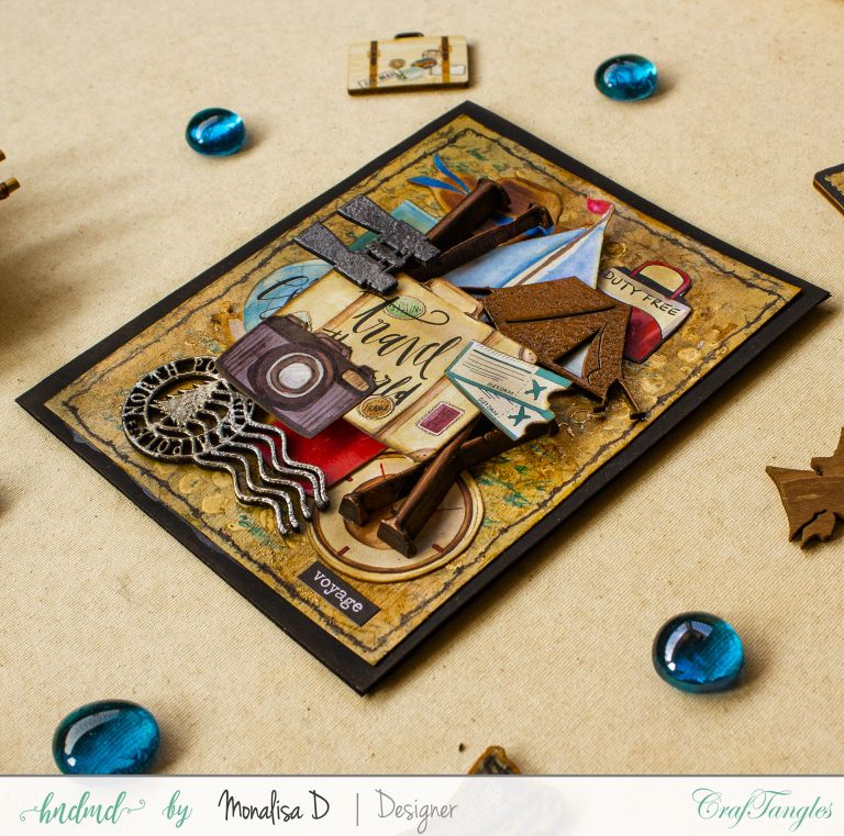 Bon Voyage - Beautiful Mixed Media Cards 4 Bon Voyage - Beautiful Mixed Media Cards 3