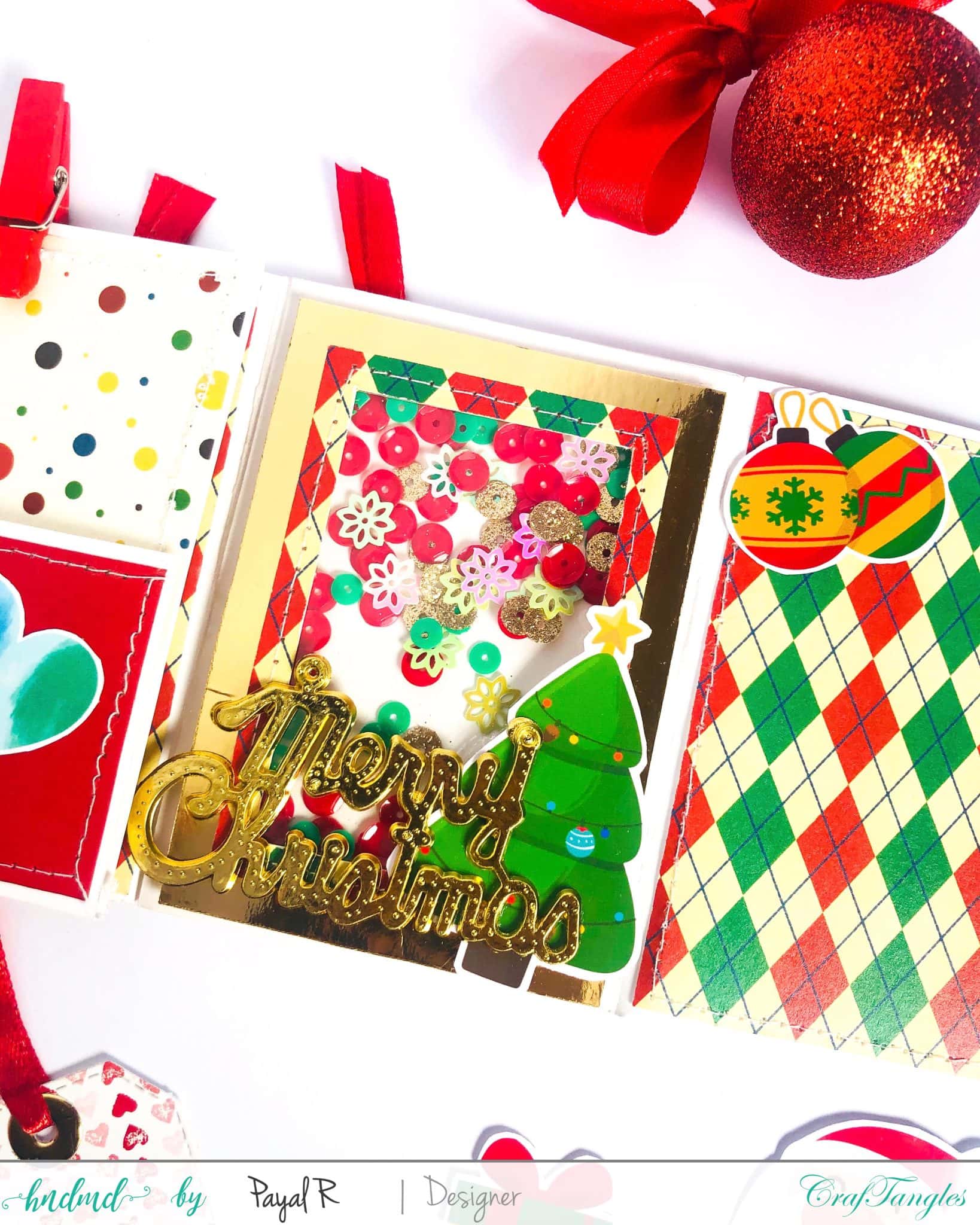 CrafTangles December 2020 Monthly Challenge 9