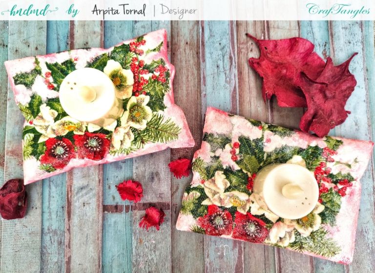 Beautiful Decoupage Pillow Candle Holder 10 Beautiful Decoupage Pillow Candle Holder 8