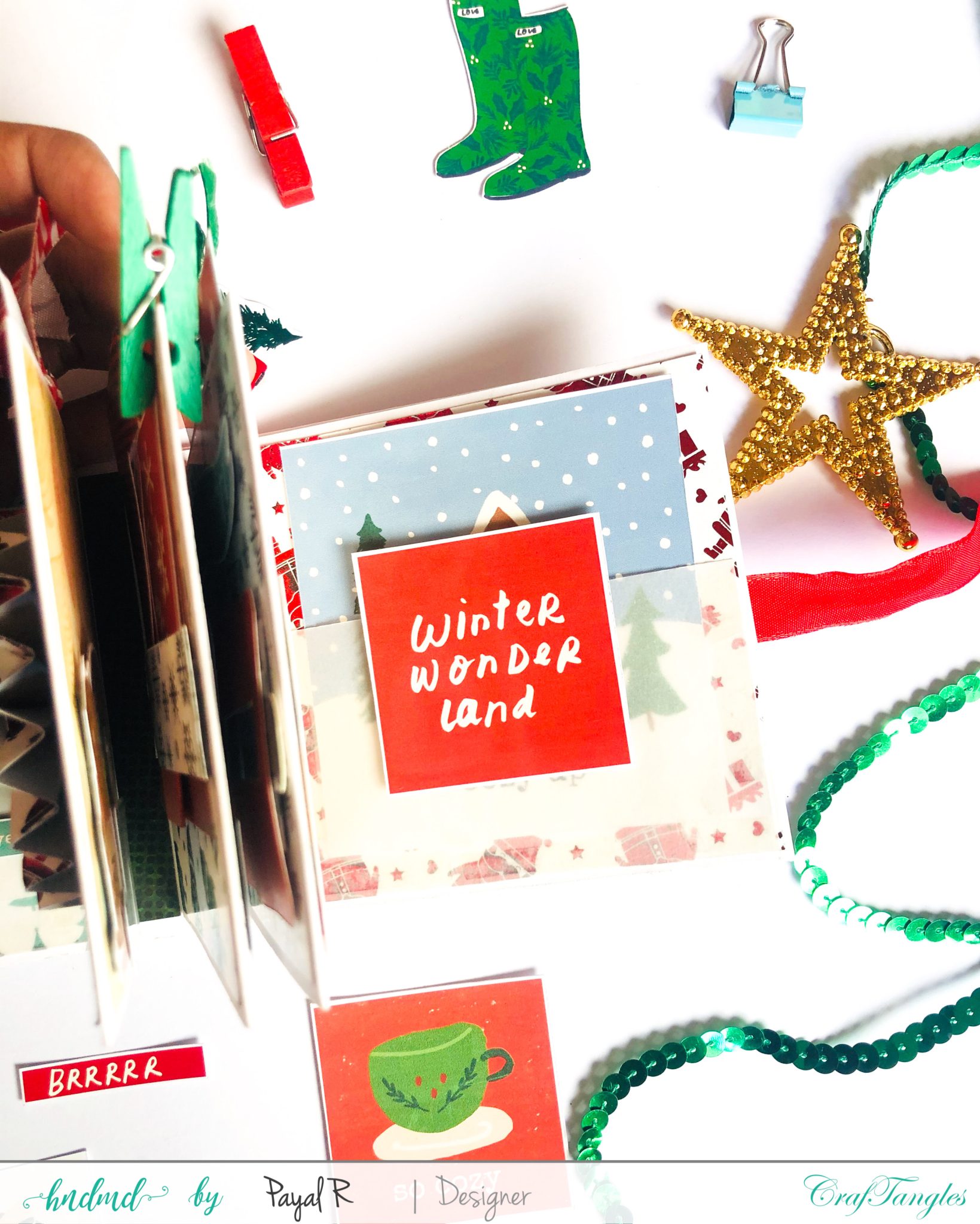 Mini Album Tutorial - Christmas Edition 4