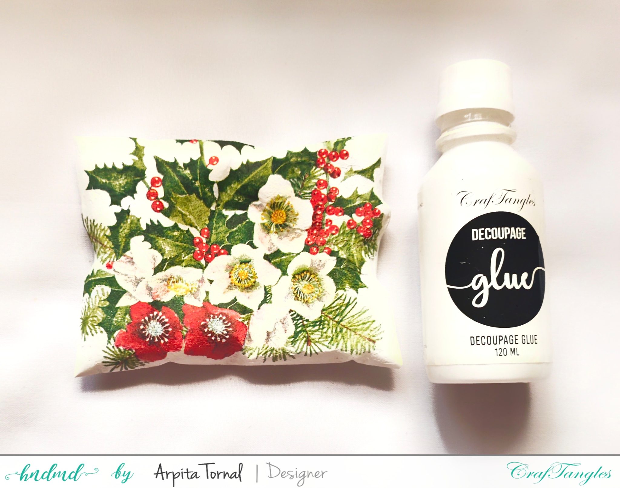 Beautiful Decoupage Pillow Candle Holder 5 Beautiful Decoupage Pillow Candle Holder 3