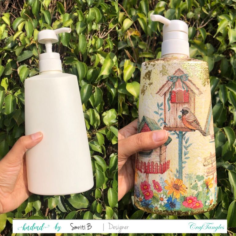 Simplest Trash to Treasure Decoupage project 2 Simplest Trash to Treasure Decoupage project 2