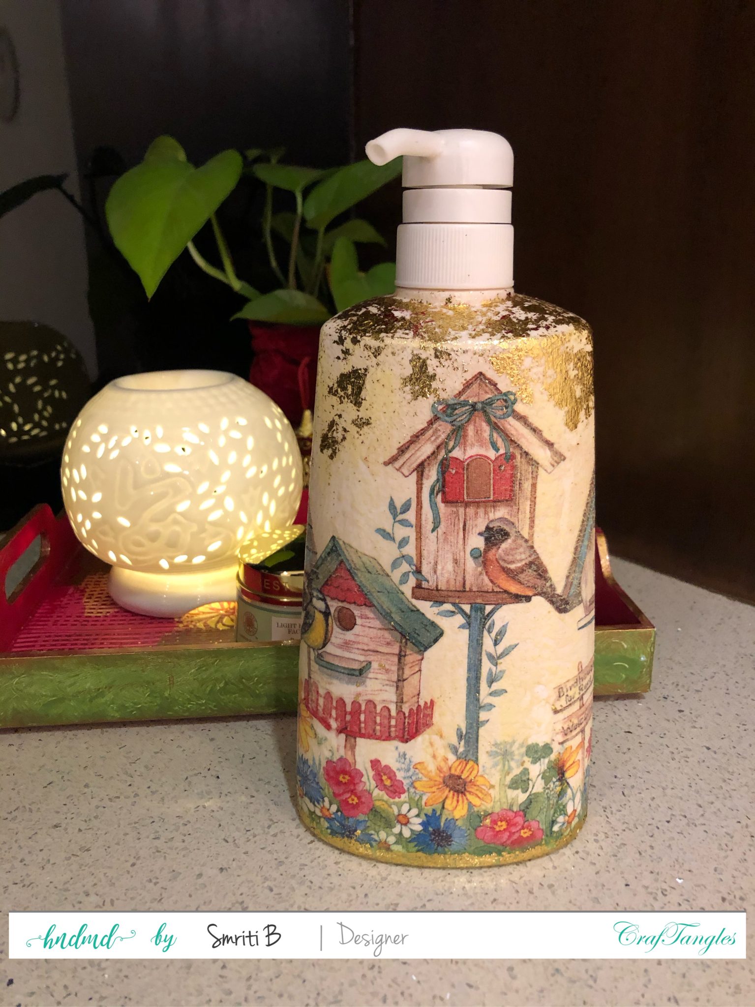 Simplest Trash to Treasure Decoupage project 4 Simplest Trash to Treasure Decoupage project 4
