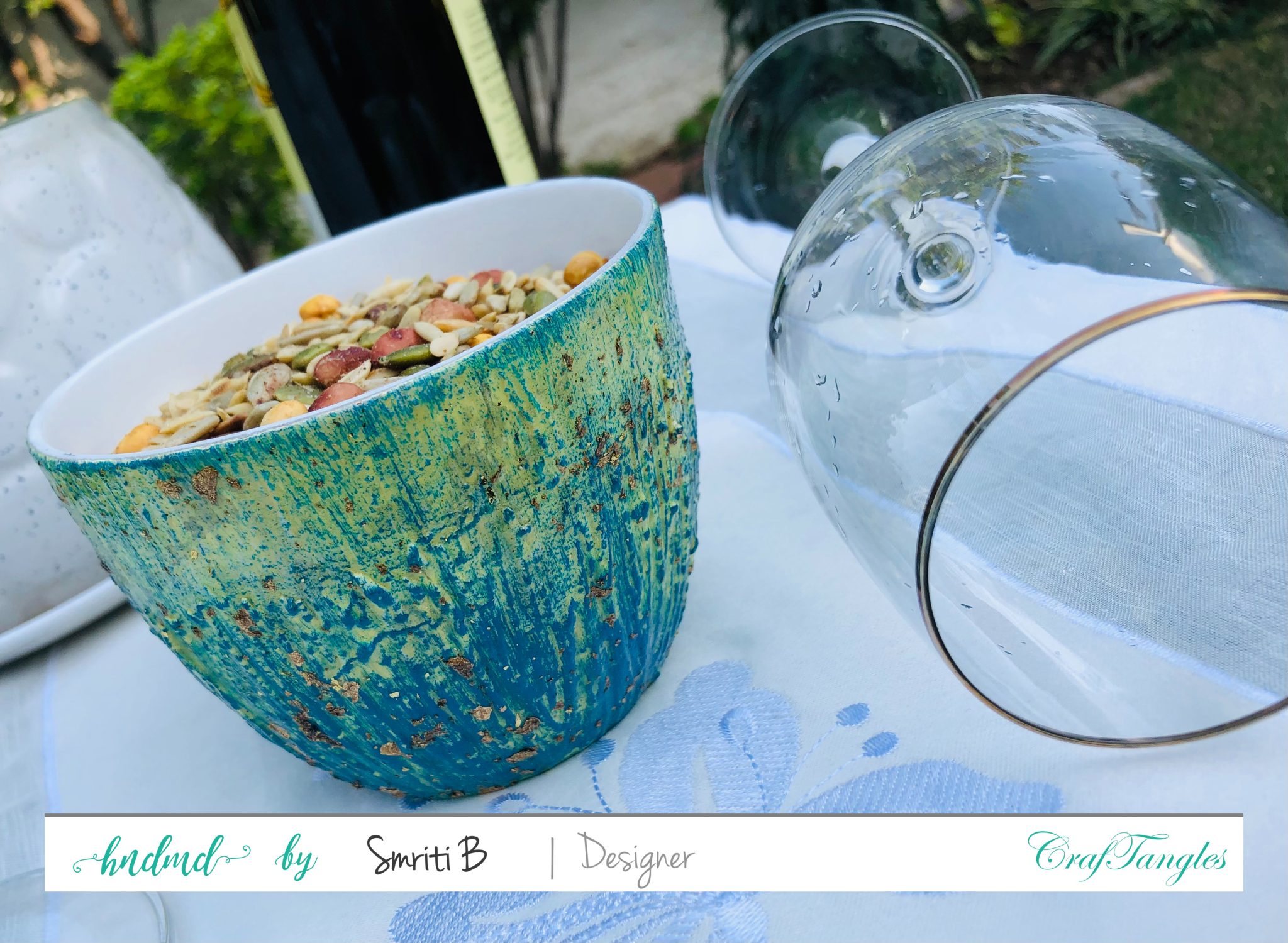 Upcycled Gilded Patina Effect Cups 3 Upcycled Gilded Patina Effect Cups 2