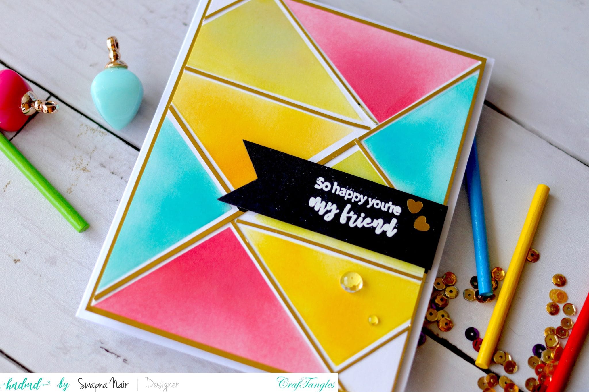 Cardmaking Ideas - 4 Easy Cards using Stencils 3 Cardmaking Ideas - 4 Easy Cards using Stencils 2