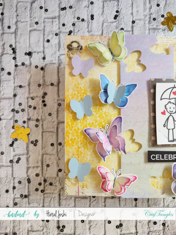 Scrapbook Layout using simple Butterflies 2 Scrapbook Layout using simple Butterflies 1