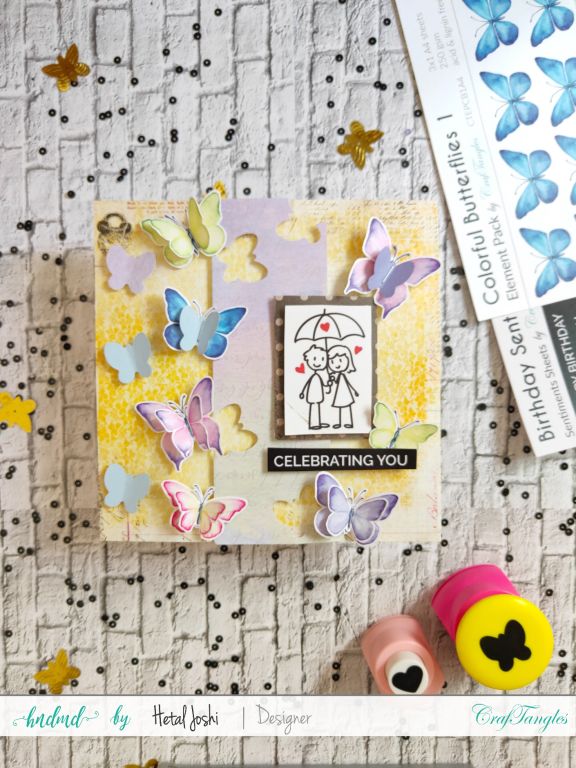 Scrapbook Layout using simple Butterflies 4 Scrapbook Layout using simple Butterflies 3
