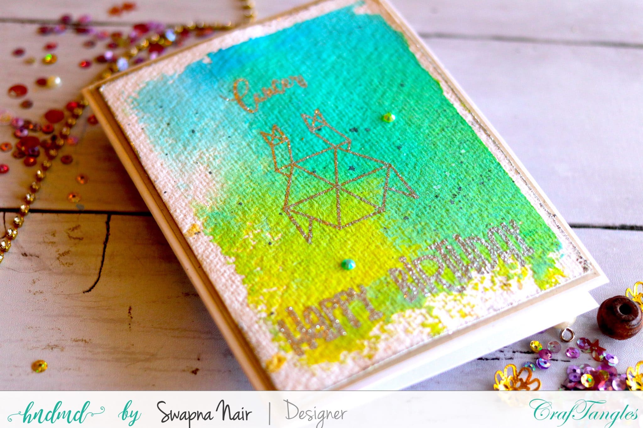 Simple Birthday Cards using Watercolor Paper 3 Simple Birthday Cards using Watercolor Paper 2