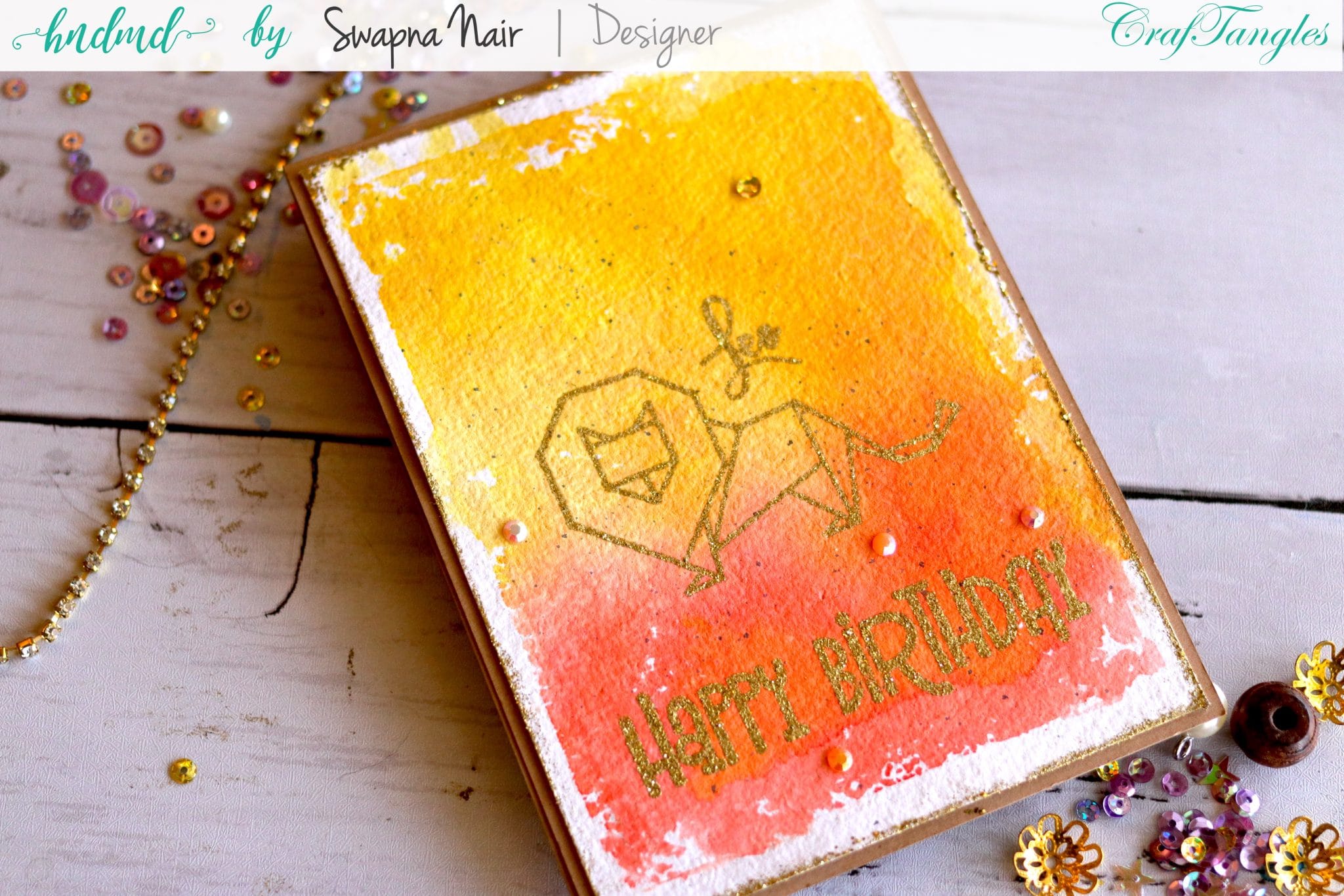 Simple Birthday Cards using Watercolor Paper 2 Simple Birthday Cards using Watercolor Paper 1