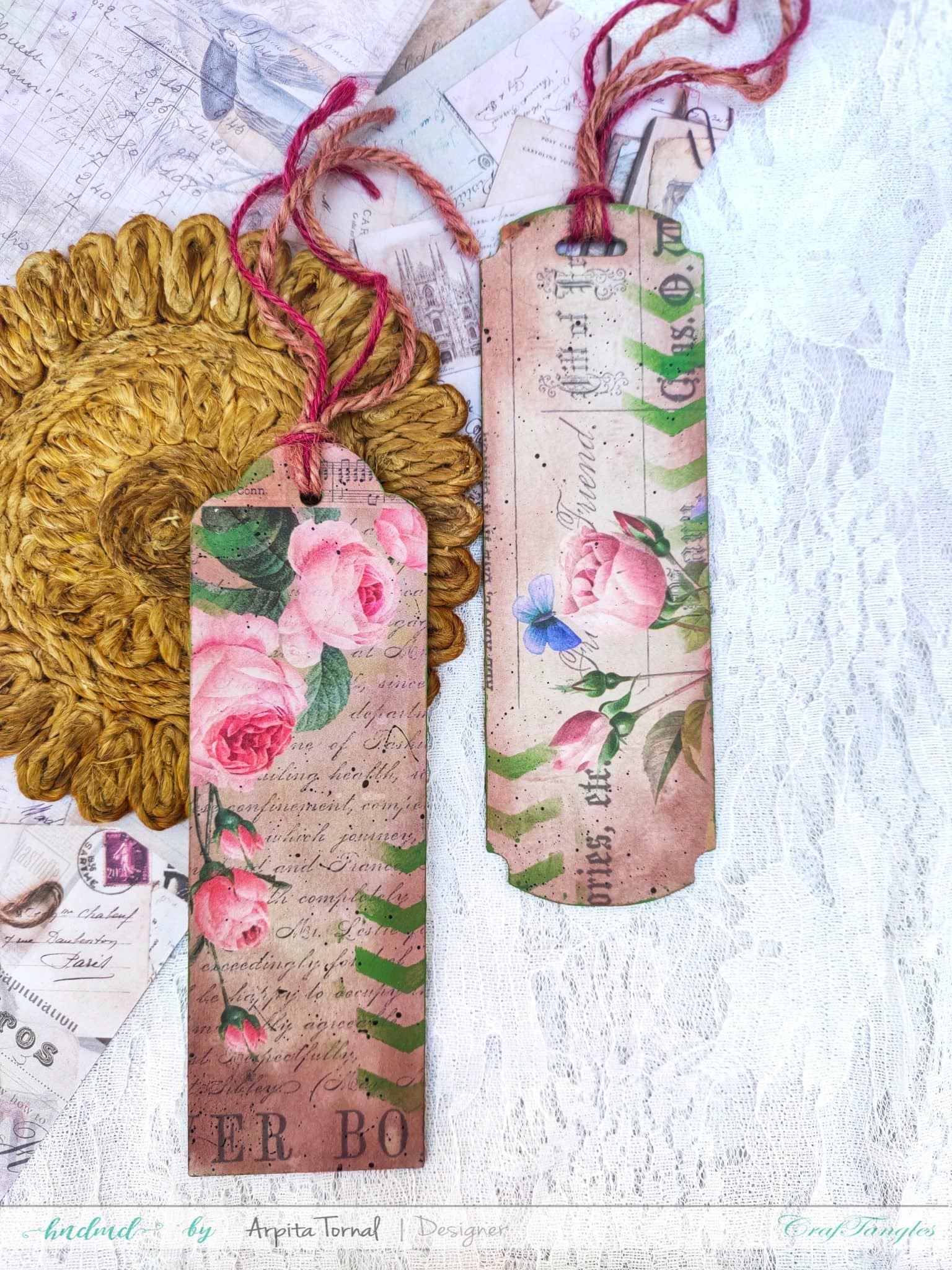 Decoupage Tags using Deco-thin paper 5 Decoupage Tags using Deco-thin paper 3
