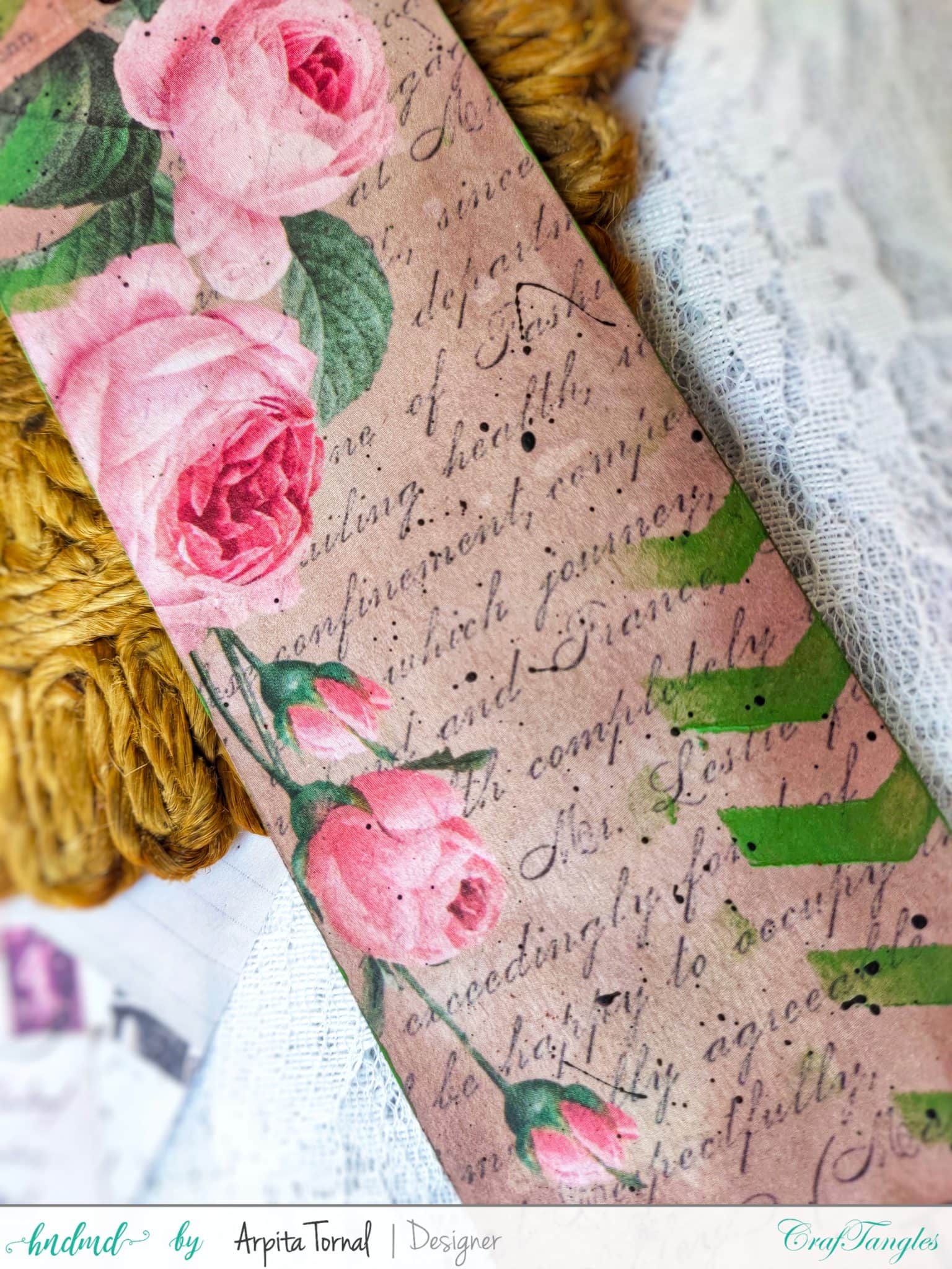 Decoupage Tags using Deco-thin paper 2 decoupage tag