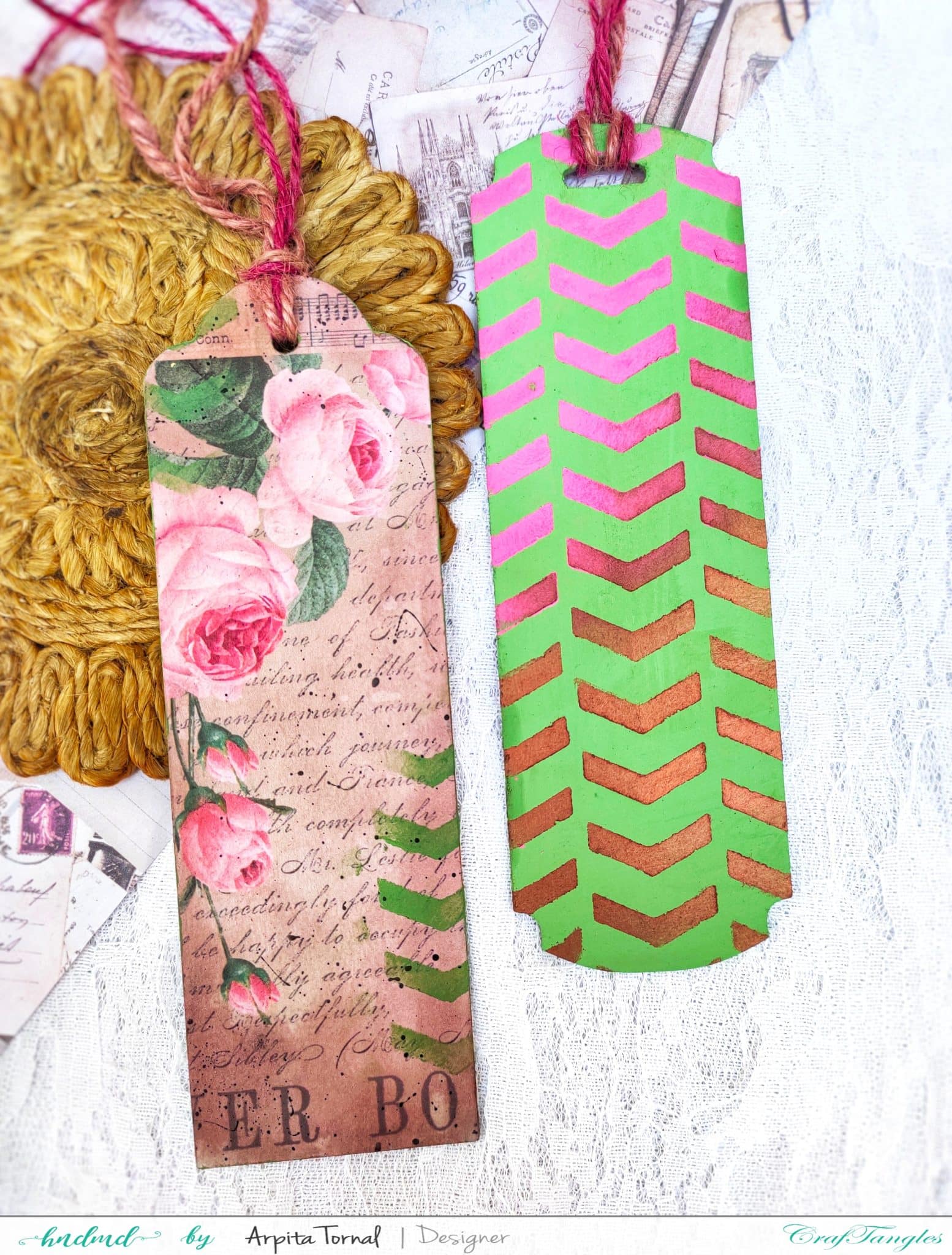 Decoupage Tags using Deco-thin paper 4 Decoupage Tags using Deco-thin paper 2