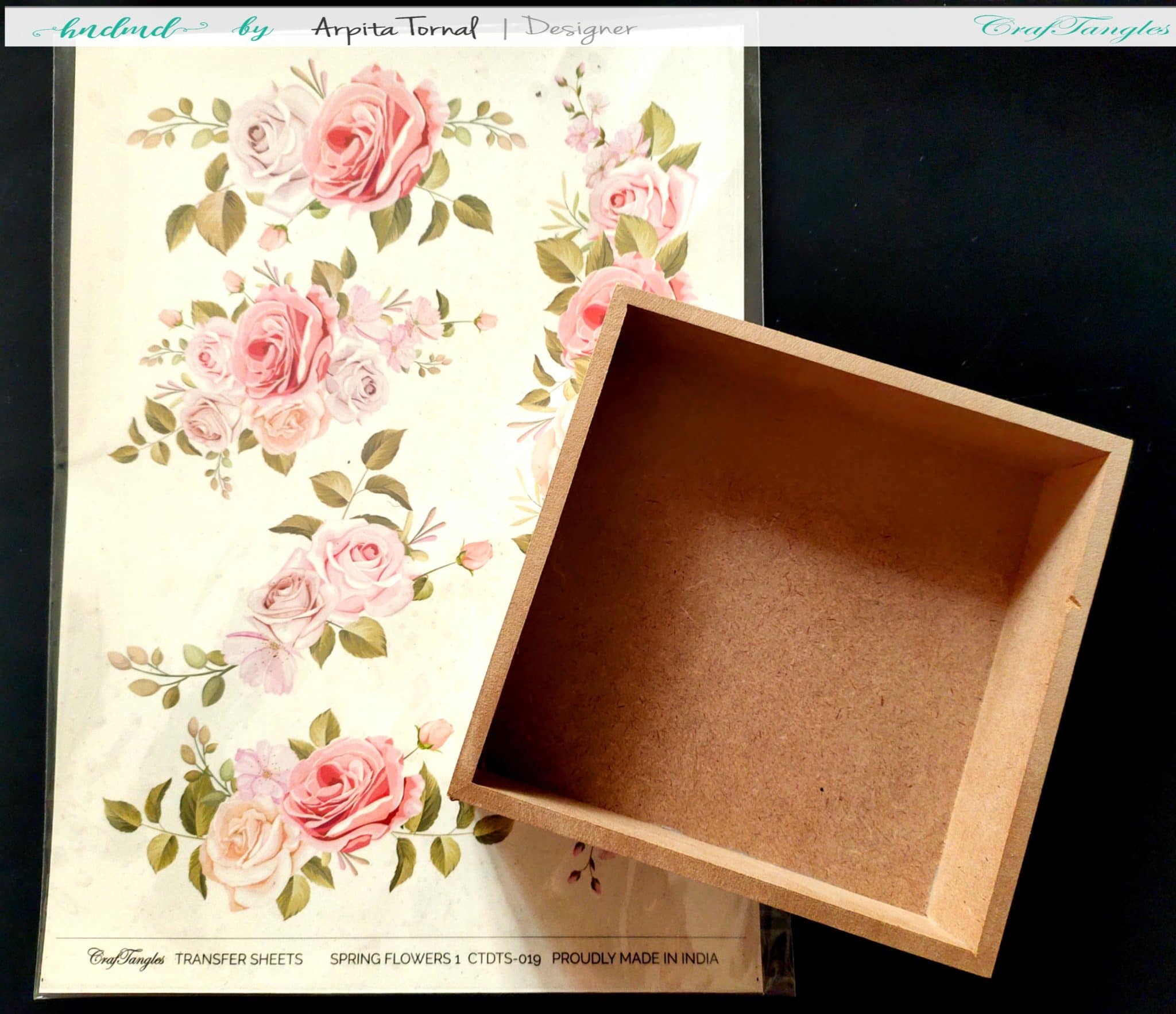 Decoupage Tray Using Floral Transfer It Sheet 2 Decoupage Tray Using Floral Transfer It Sheet 2