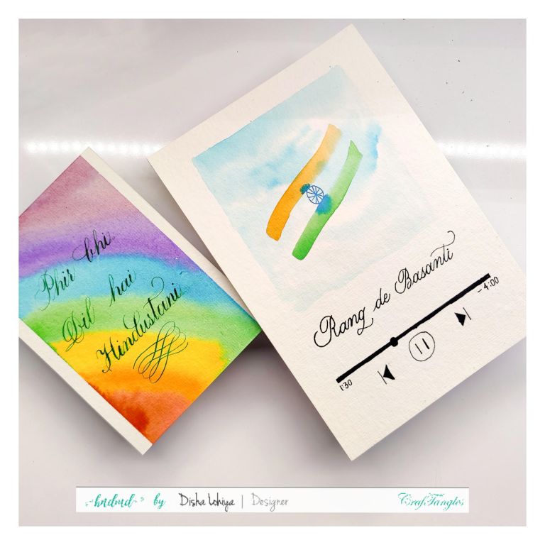 'Celebrate India' Calligraphy Artwork 4 Calligraphy Artwork