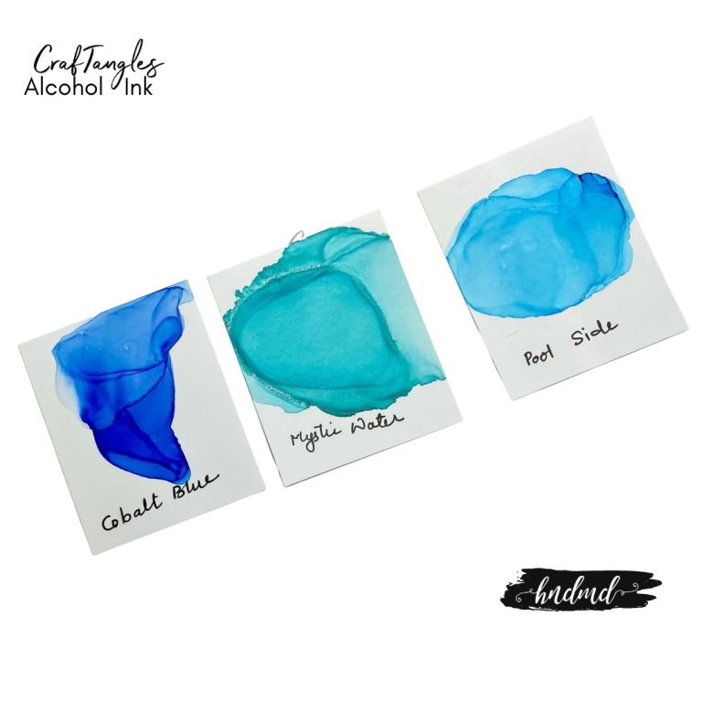 CrafTangles Alcohol Ink Swatches 1