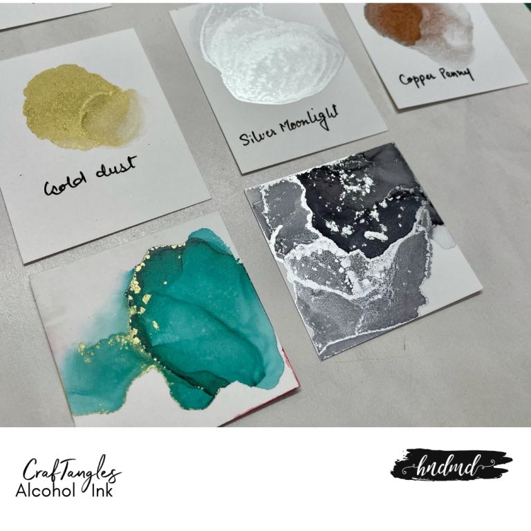 CrafTangles Alcohol Ink Swatches 2