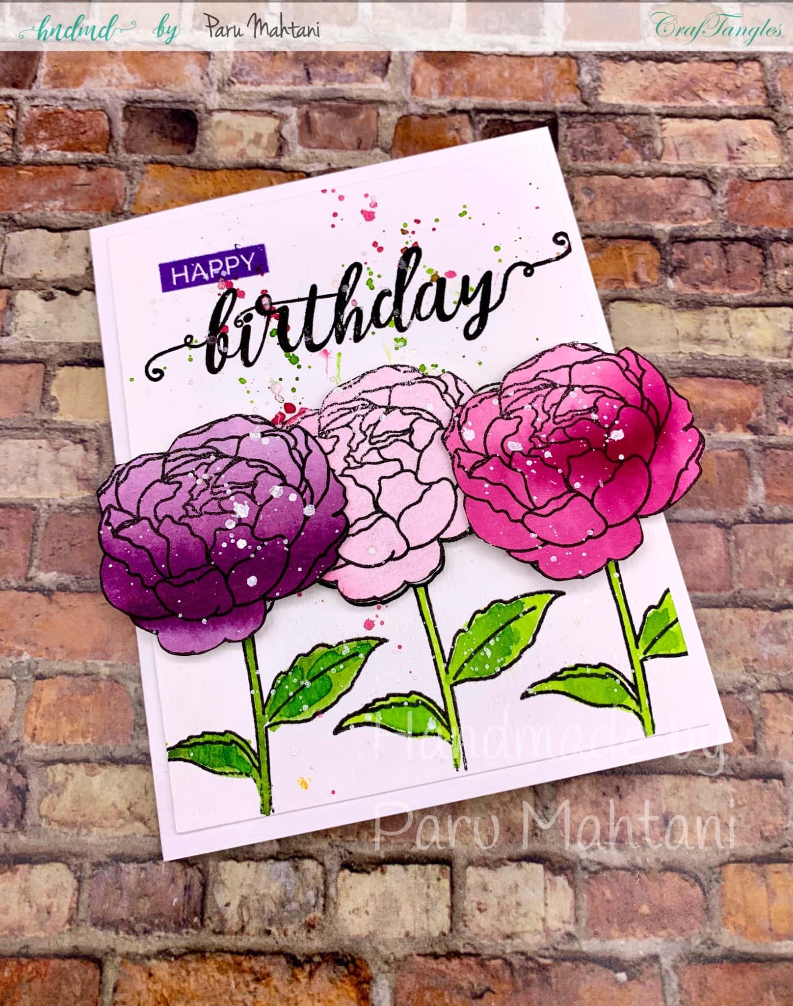 3 Pretty Floral Birthday Cards 3 3 Pretty Floral Birthday Cards