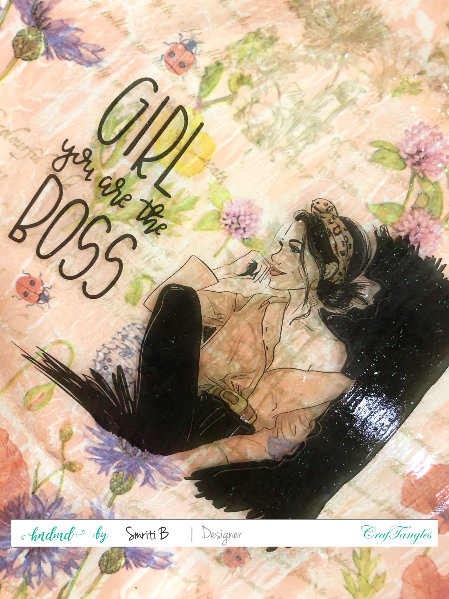 Awesome reverse Decoupage with Transfers 4 reverse decoupage with transfers