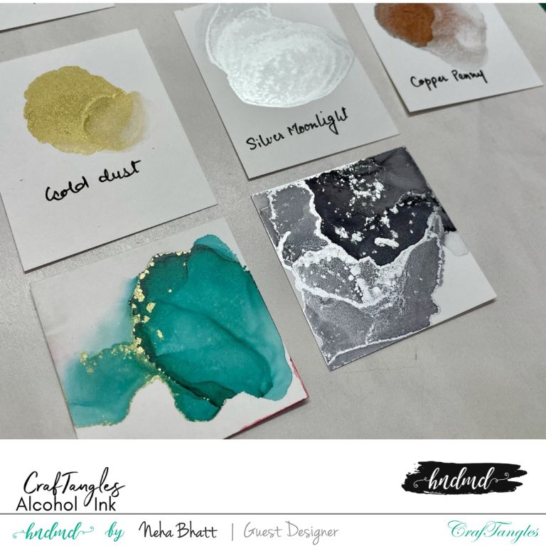 Alcohol Ink Demonstration 2 Alcohol ink