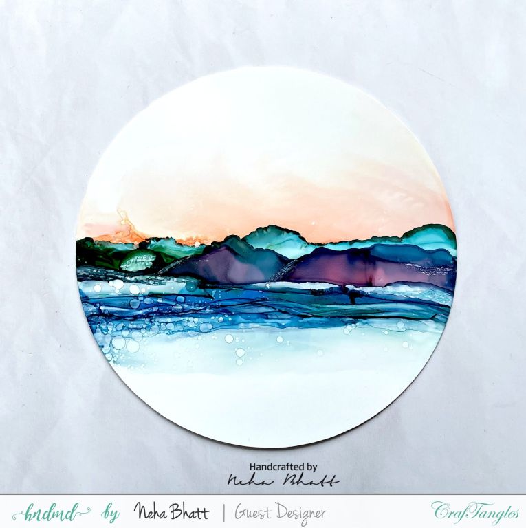 Alcohol Ink Demonstration 6 Alcohol ink