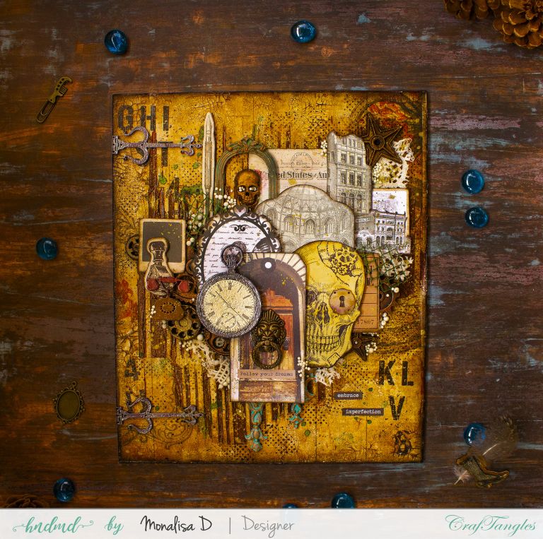 'Timeless Journey' Mixed Media Layout 2