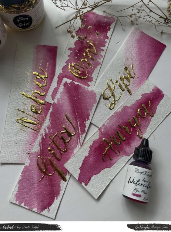 Beautiful Embossed Name Tags 2 Embossed name tags