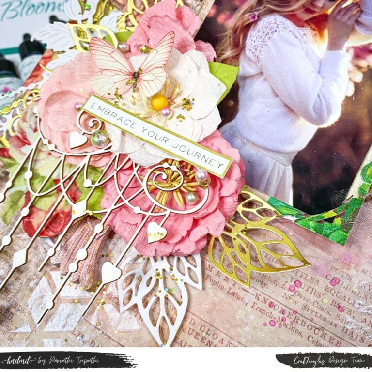 Embrace Your Journey - Beautiful Mixed Media Layout 2 Embrace Your Journey - Beautiful Mixed Media Layout 2
