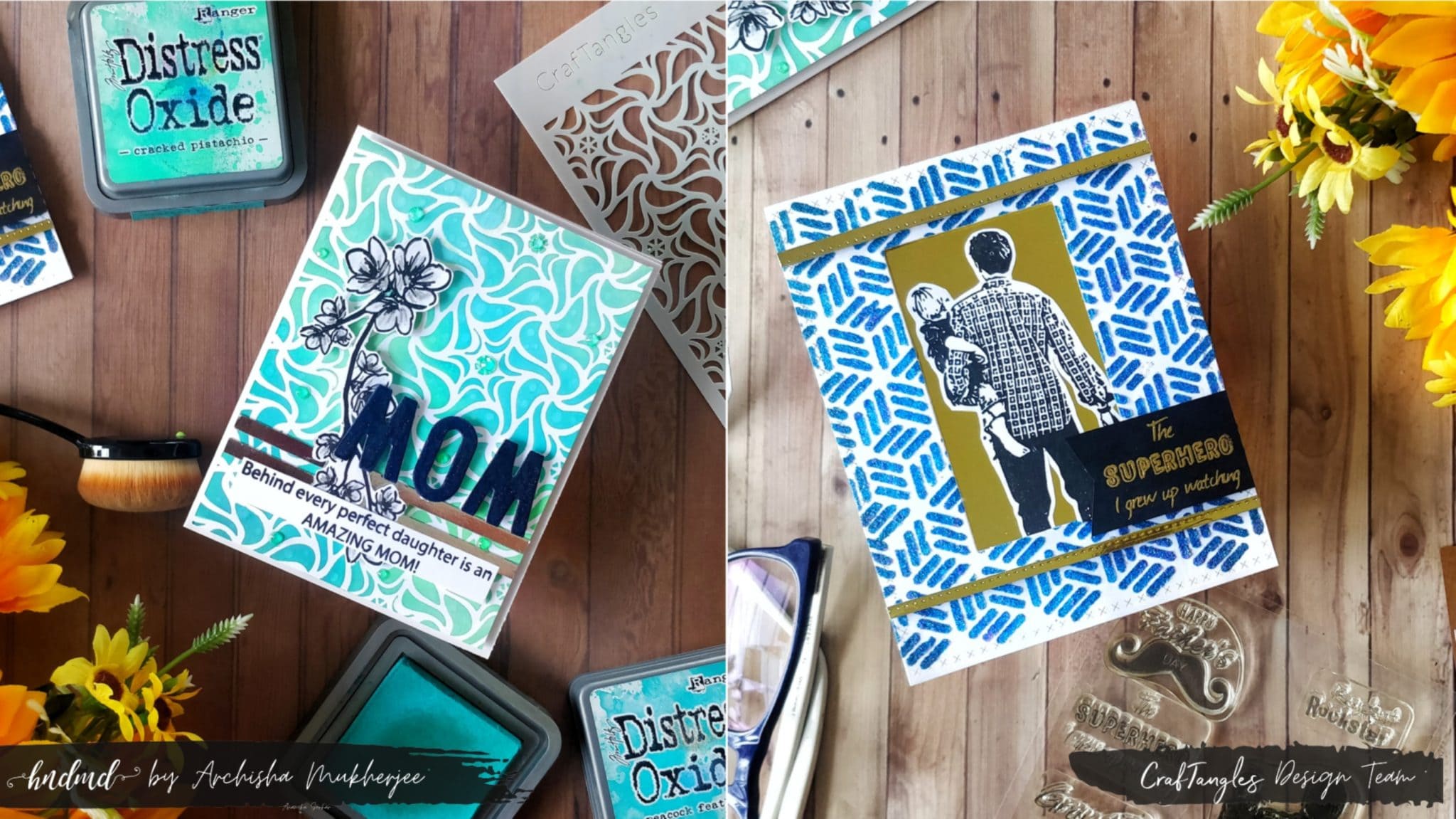 Easy Stencil Techniques for Card Backgrounds 6