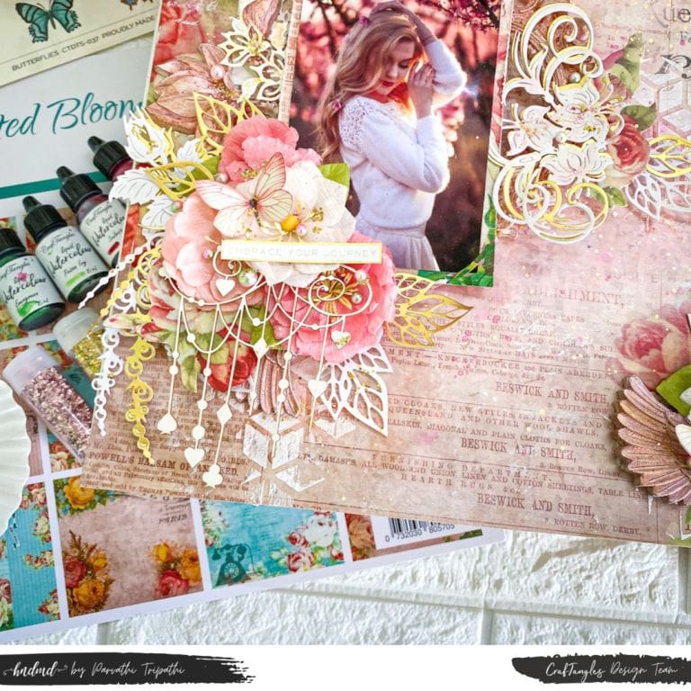 Embrace Your Journey - Beautiful Mixed Media Layout 3 Embrace Your Journey - Beautiful Mixed Media Layout 3