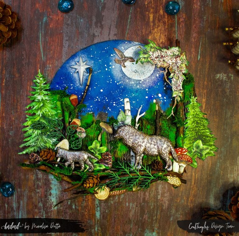 Beautiful "Into The Nocturnal Forest" Mixed Media Project 2 Beautiful "Into The Nocturnal Forest" Mixed Media Project 2