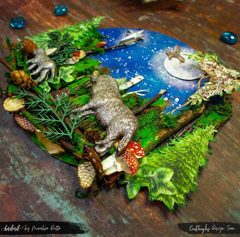 Beautiful "Into The Nocturnal Forest" Mixed Media Project 3 Beautiful "Into The Nocturnal Forest" Mixed Media Project 3