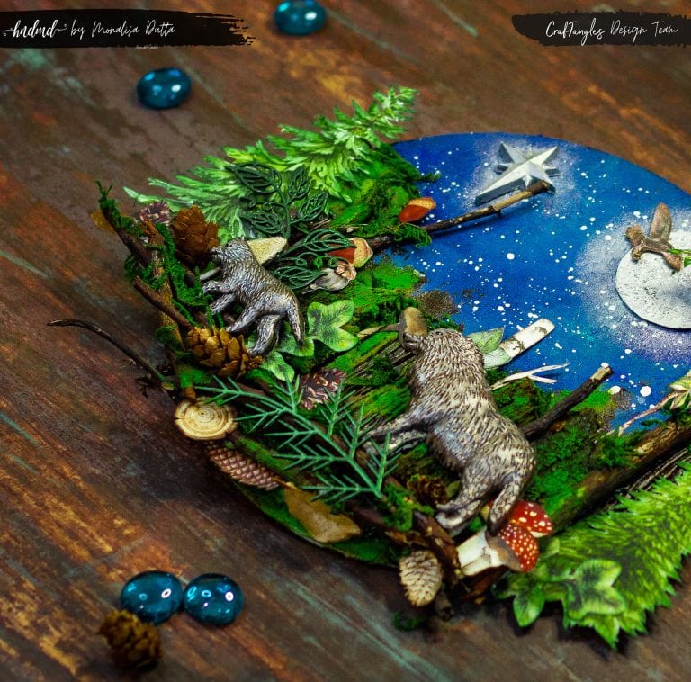 Beautiful "Into The Nocturnal Forest" Mixed Media Project 4 Beautiful "Into The Nocturnal Forest" Mixed Media Project 4