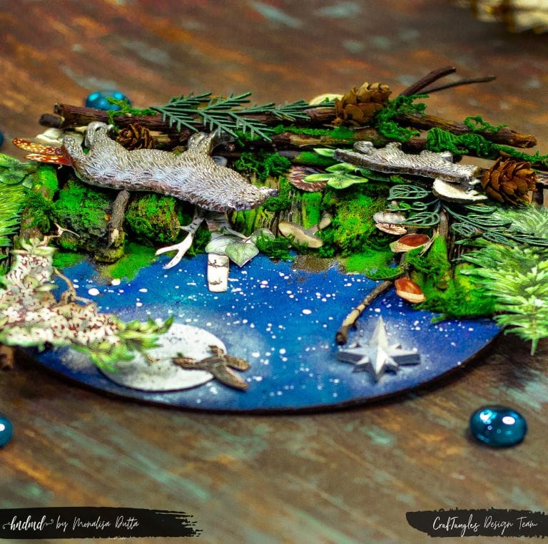 Beautiful "Into The Nocturnal Forest" Mixed Media Project 6 Into the nocturnal forest